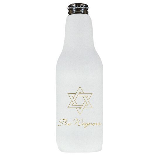 Interlocking Star of David Bottle Huggers