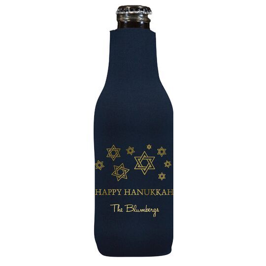 Modern Jewish Star Galaxy Bottle Huggers