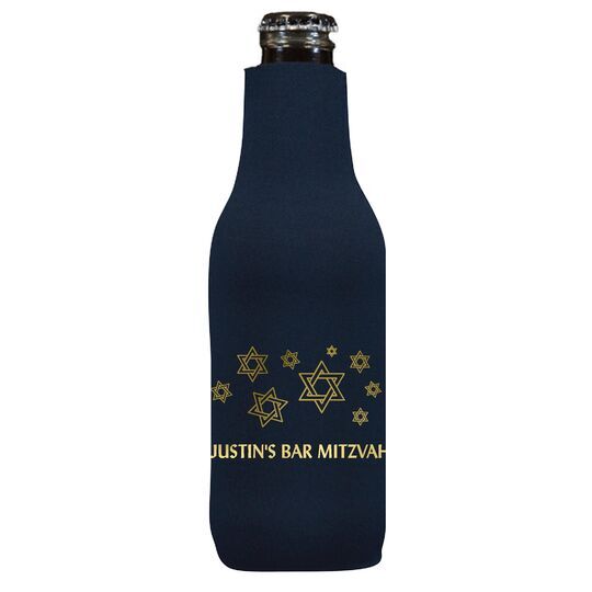Modern Jewish Star Galaxy Bottle Huggers