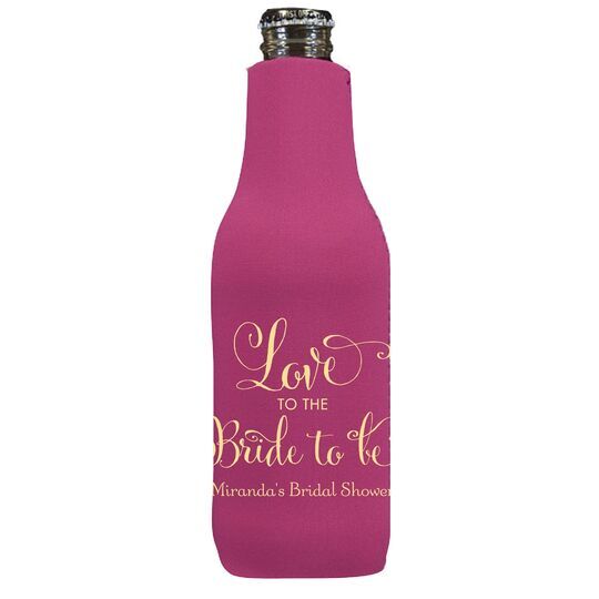 Love To The Bride To Be Bottle Huggers