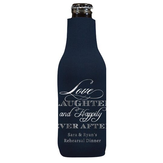 Love Laughter Ever After Bottle Huggers