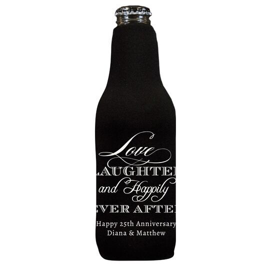 Love Laughter Ever After Bottle Huggers