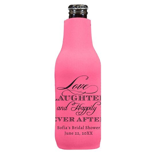 Love Laughter Ever After Bottle Huggers