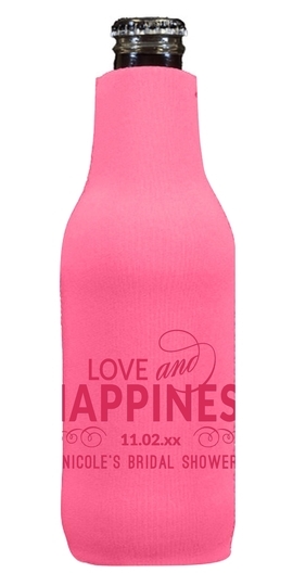 Love and Happiness Scroll Bottle Huggers