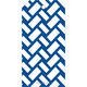 Navy Basketweave Large Hanging Gift Tags Image 2 of 3