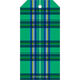 Green Plaid Large Hanging Gift Tags Image 2 of 3