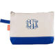Choice of Monogram Style Canvas Make-Up Bag Image 9 of 13