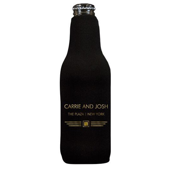 Modern Deco Scroll Bottle Huggers