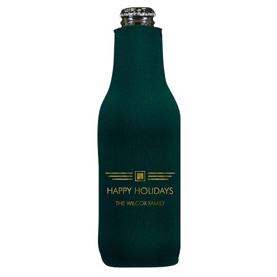Modern Deco Scroll Bottle Huggers