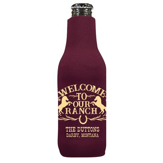 Welcome To Our Ranch Bottle Huggers