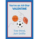 Sports Fan Valentine Exchange Cards Image 1 of 3