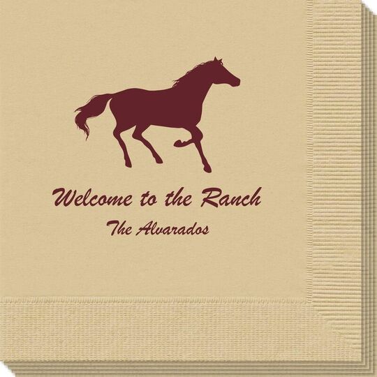 Galloping Horse Napkins