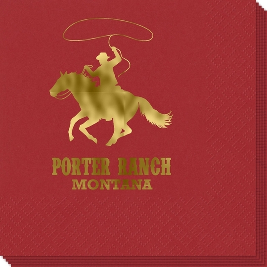 Lasso Cowboy Napkins