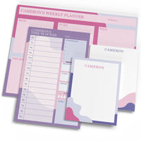 Modern Waves Time Blocking Planner Set