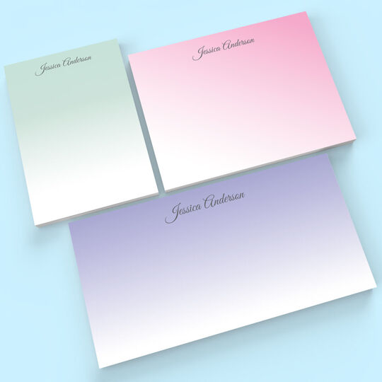 Soft Ombre Monarch Note Card Collection