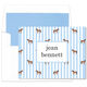 Striped Horse Folded Note Cards Image 1 of 3