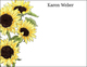 Sunflower Flat Note Cards Image 3 of 4