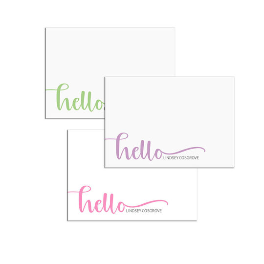 Hello 4x3 Post-it® Notes