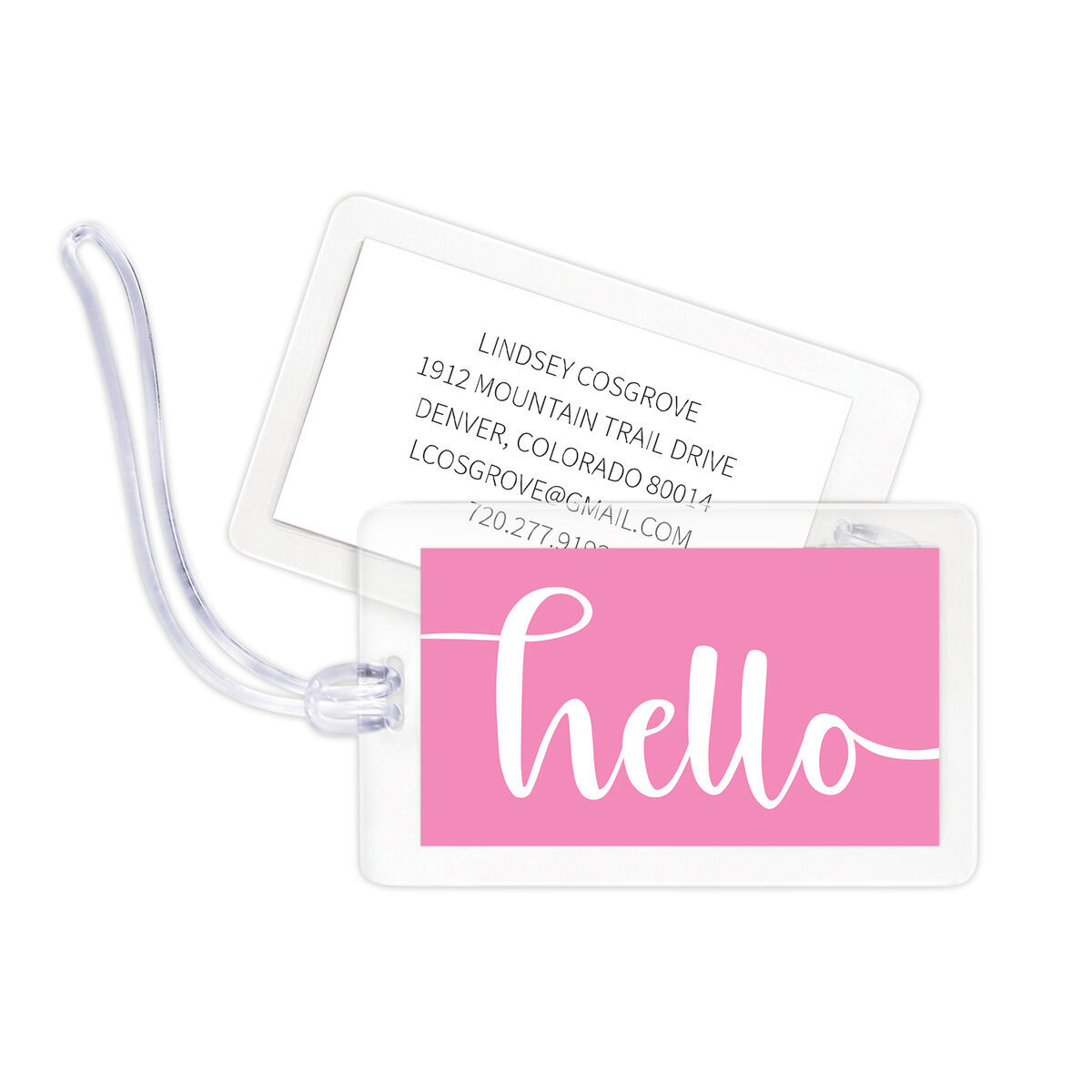 Trendy 2025 luggage tags