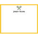 Tennis Flat Note Cards Image 3 of 3