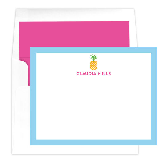 Pineapple Flat Note Cards