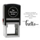 Hello Address Self-Inking Stamp Image 1 of 3