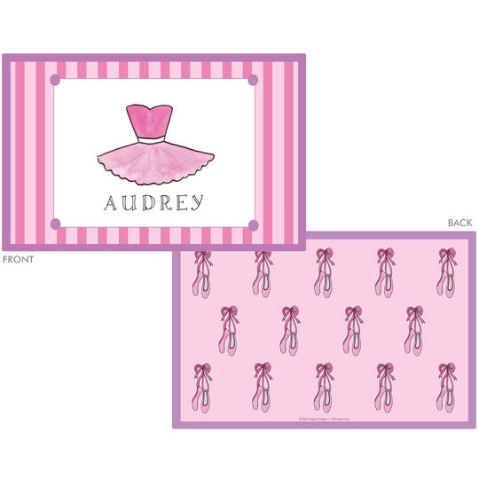 Ballerina Laminated Placemat