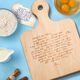 Preserve a Handwritten Recipe on Maple 12 inch Artisan Cutting Board Image 1 of 3
