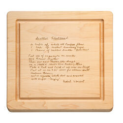 Your Handwritten Recipe Cutting Board