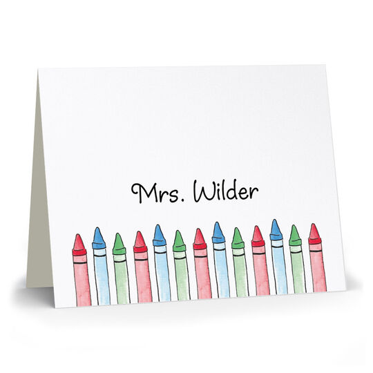 Color My World Folded Note Cards