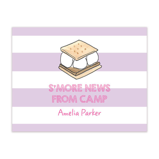 S'more News Camp Flat Postcards