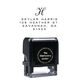 Classic Script Initial Address Rectangular Self-Inking Stamp Image 3 of 3