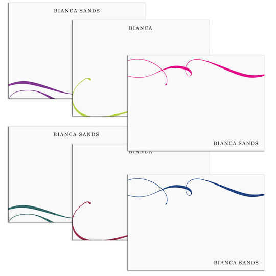 Elegant Flourish 4x3 Post-it® Notes