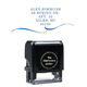 Elegant Flourish Address Rectangular Self-Inking Stamp Image 4 of 4
