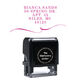 Elegant Flourish Address Rectangular Self-Inking Stamp Image 1 of 4