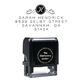 Scroll Initial Address Rectangular Self-Inking Stamp Image 3 of 4
