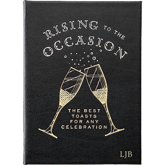 Rising To The Occasion Personalized Leather Book