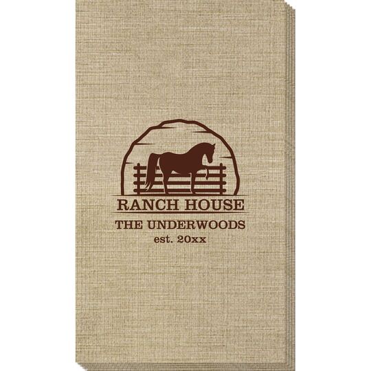Horse Ranch House Bamboo Luxe Guest Towels
