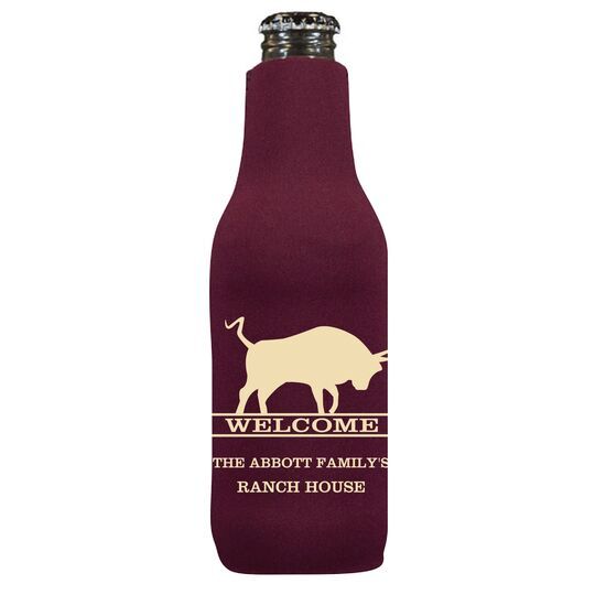 Ranch Welcome Banner Bottle Huggers