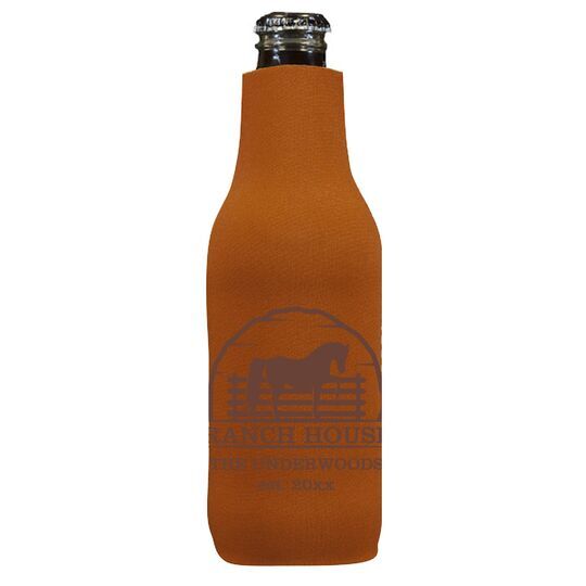 Horse Ranch House Bottle Huggers