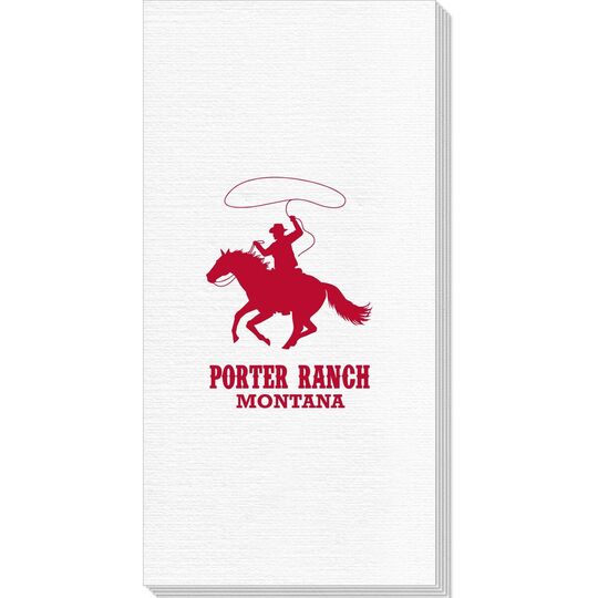 Lasso Cowboy Deville Guest Towels