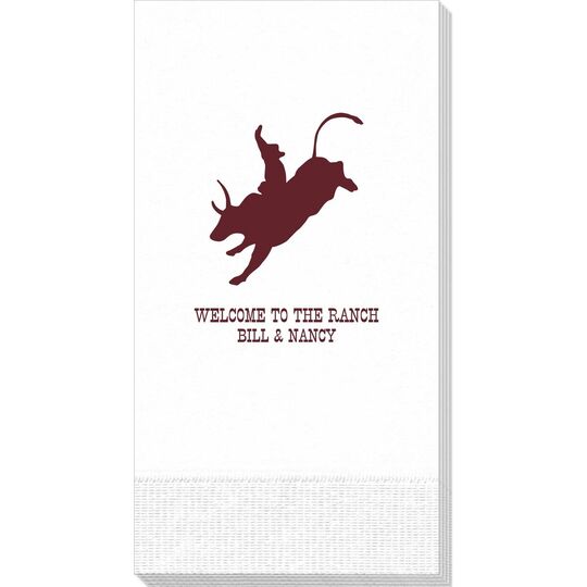 Bull Rider Guest Towels