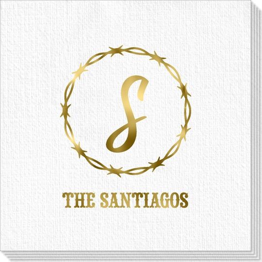 Barbed Wire Deville Napkins