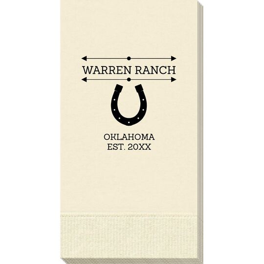 Horseshoe Guest Towels