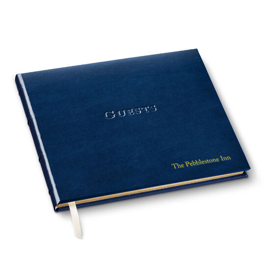 Hardcover Leather Guest Book