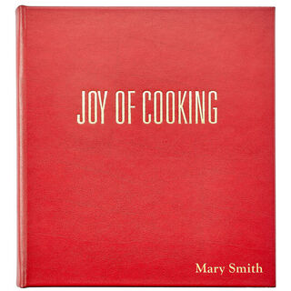 Joy of Cooking Personalized Leather Book