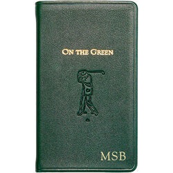 Personalized Golf Score Leather Journal