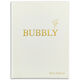 Bubbly Personalized White Leather Book Image 1 of 7