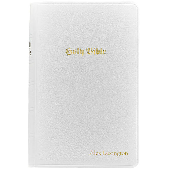 Leather Bound Personalized Holy Bible