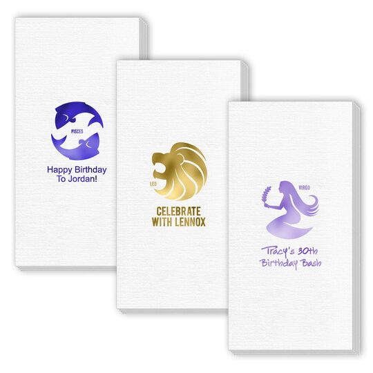 Pick Your Zodiac Deville Guest Towels